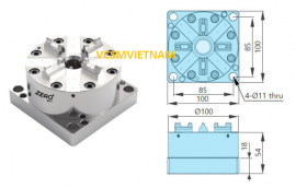 Mâm cặp điện cực cho máy gia công kim loại ZRS-321105