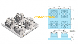 Mâm cặp điện cực cho máy gia công kim loại ZRS-321114