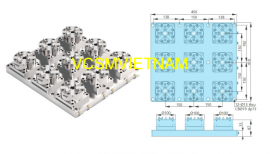 Mâm cặp điện cực cho máy gia công kim loại ZRS-321119 (9)
