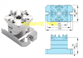 Mâm cặp điện cực cho máy gia công kim loại ZRS-321134 