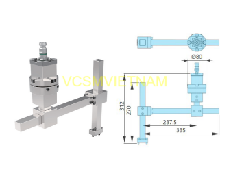 Đầu gá kính hiển vi cho máy gia công kim loại ZRS-423163