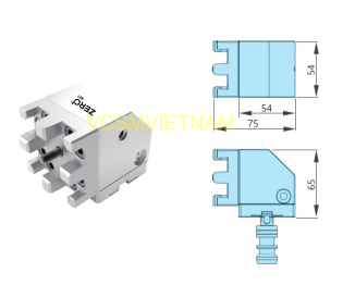 Đầu kẹp điện cực cho máy gia công kim loại ZRS-423151