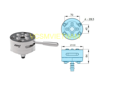 Đầu kẹp điện cực cho máy gia công kim loại ZRS- 511203