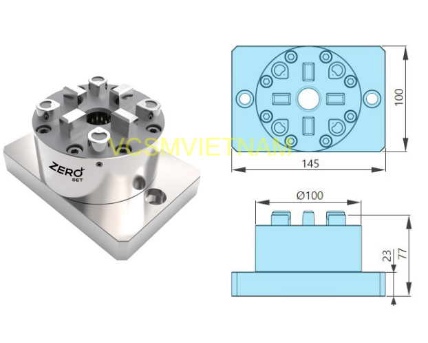 Mâm cặp điện cực cho máy gia công kim loại ZRS-421102