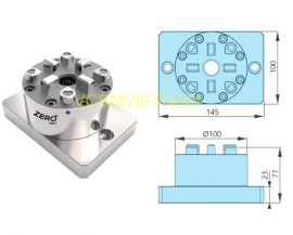 Mâm cặp điện cực cho máy gia công kim loại ZRS-421102